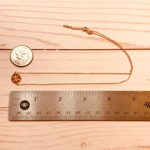 Sterling Silver Pisces Necklace Rose Gold Plated - Picture 7 of 8